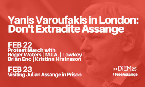 DiEM25 požaduje: Julian Assange nesmí být vydán do USA